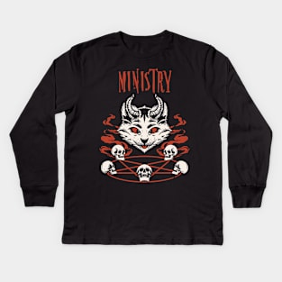 ministry catanic Kids Long Sleeve T-Shirt